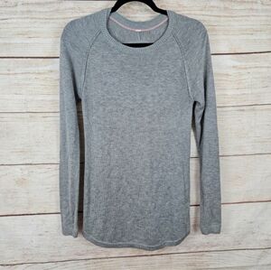 Lululemon Heathered Medium Grey Sunshine Coast Long Sleeve Size 6